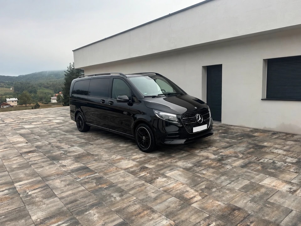 Mercedes-Benz V 300 d VIP Exclusive — Leder Schwarz — Außenansicht 1